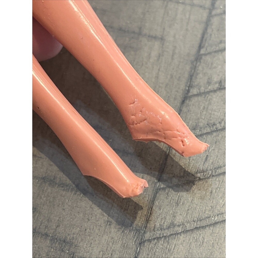Vintage Barbie Angel Face #5640 Pink dress shoe heel 1980s Doll Mattel VTG - Picture 11 of 11